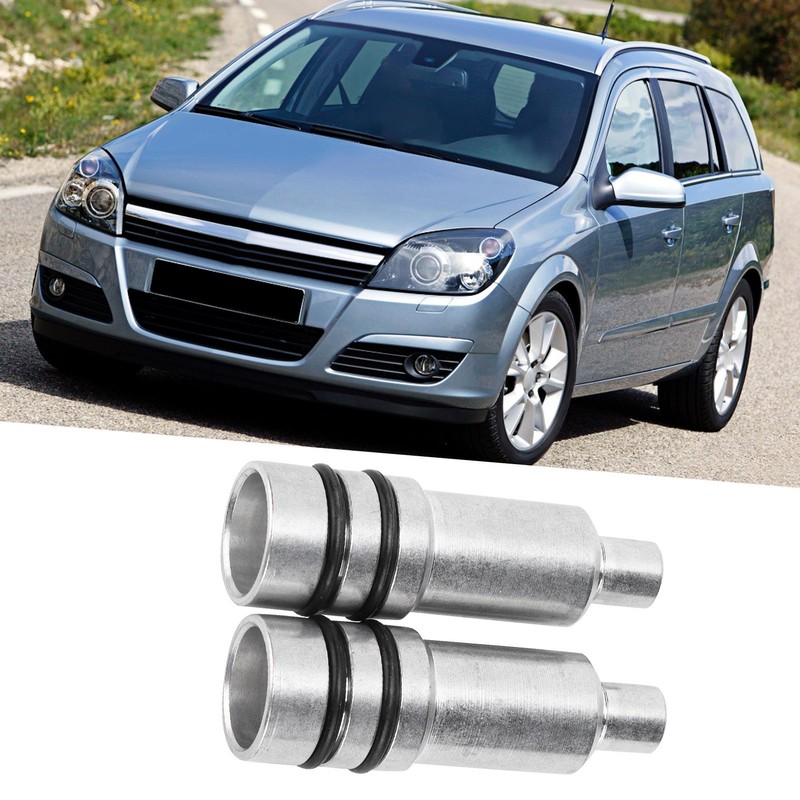 2pcs Fuel Injector Sleeves with Seals Replacement for Astra H/Corsa