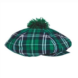 ANIUHL St. Patrick's Day Plaid Beret Hat Irish Green Fedora Cap Party Cosplay Christmas Costumes Accessory for Women Men