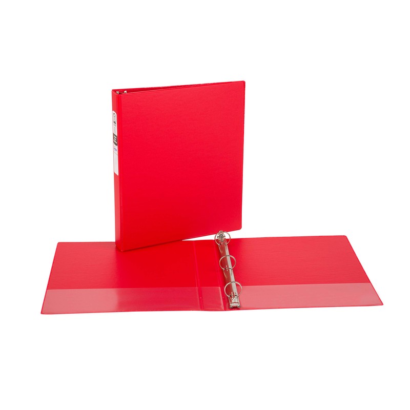 Avery Economy Binder with 1 Inch Round Ring, Red, 1