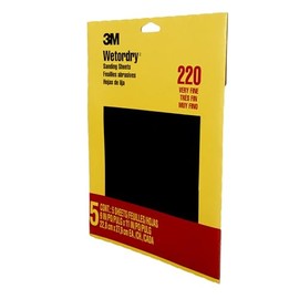 3M Wetordry - Papel de lija, Grano: muy fino, 1 paquete, null