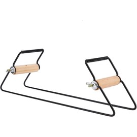 Outbit Jewelry Knitting Machine, 29.5 x 6.8 x 9cm Weaving Beading Machine, Stainless Steel and Wood Jewelry Knitting Machine for DIY Bracelet Making