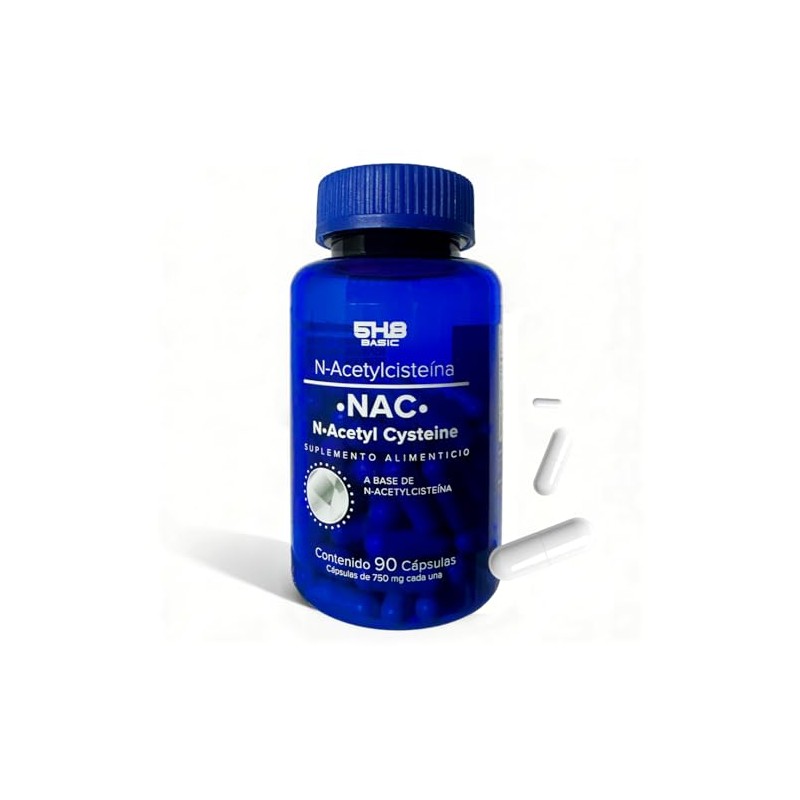 Nac 600 Acetil Cisteína Capsulas Fórmula Acetilcisteína Por Porción Suministro