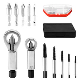 Metal Nut Splitter Set Nuts Splitter Cracker Rusted Damaged Screwdriver Extraction Tool 12pcs