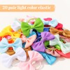 Jollybows 40PCS 2 Inches Baby Girls Mini Hair Bows Ties
