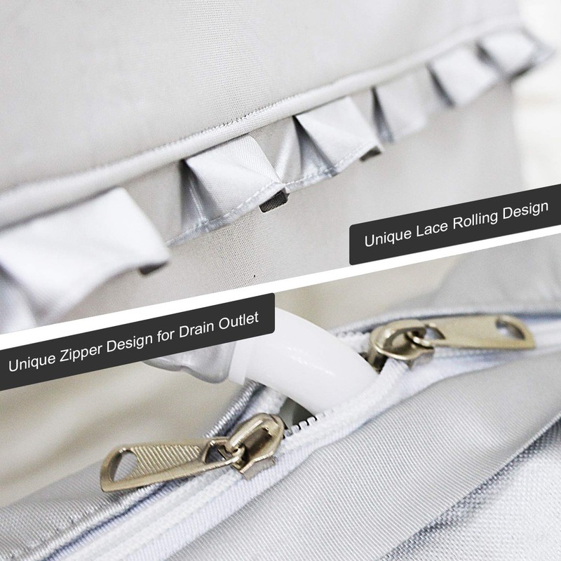 Washing Machine Cover Thickening Double-side silver coated fabric Waterproof Sunscreen