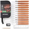 Arteza Wood Carving Tools Kit, 12 Cherry Wood Carving Tools