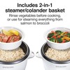Proctor Silex Rice Cooker & Food Steamer, 10 Cups Cooked