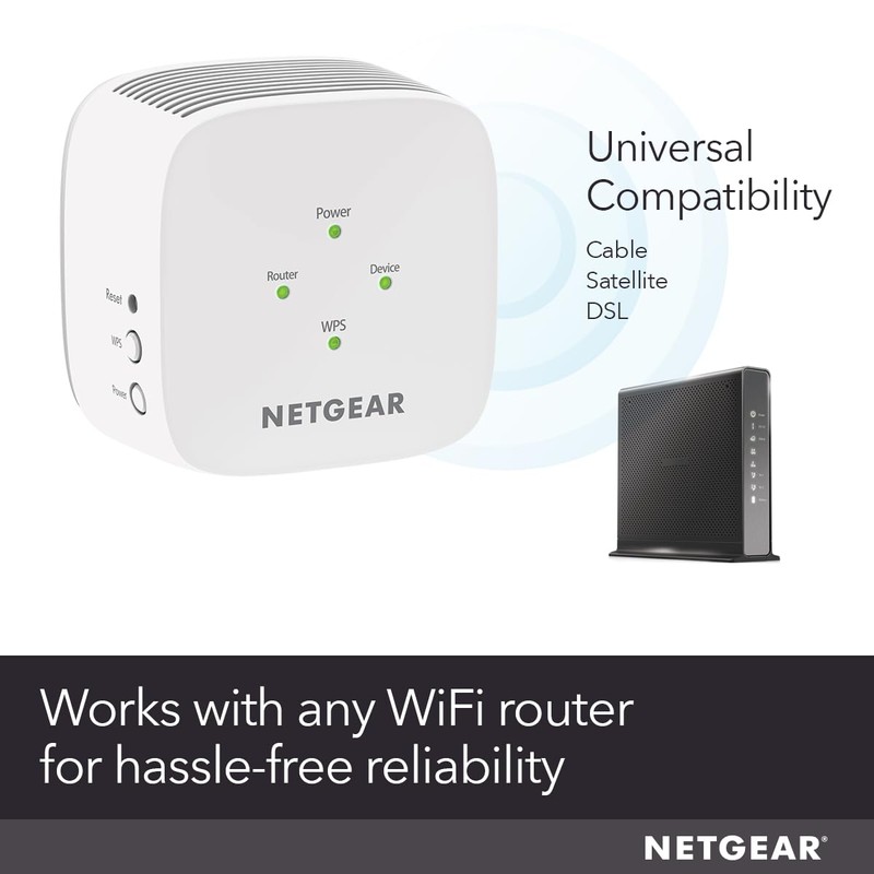 NETGEAR WiFi 5 Range Extender (EX3110) – Add up to