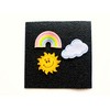 TH Set of 3 Tiny Mini Cute Little Sun Cloud