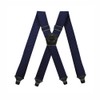 BaronHong Airport Friendly Suspenders,NO buzz Plastic 4 Clips 1.5 inch