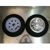 PHOENIX USA (2) 10" Chrome Trailer Wheel Hub Cap Rim