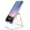 Lamicall Cell Phone Stand, Desk Accessories - Clear Office Cell