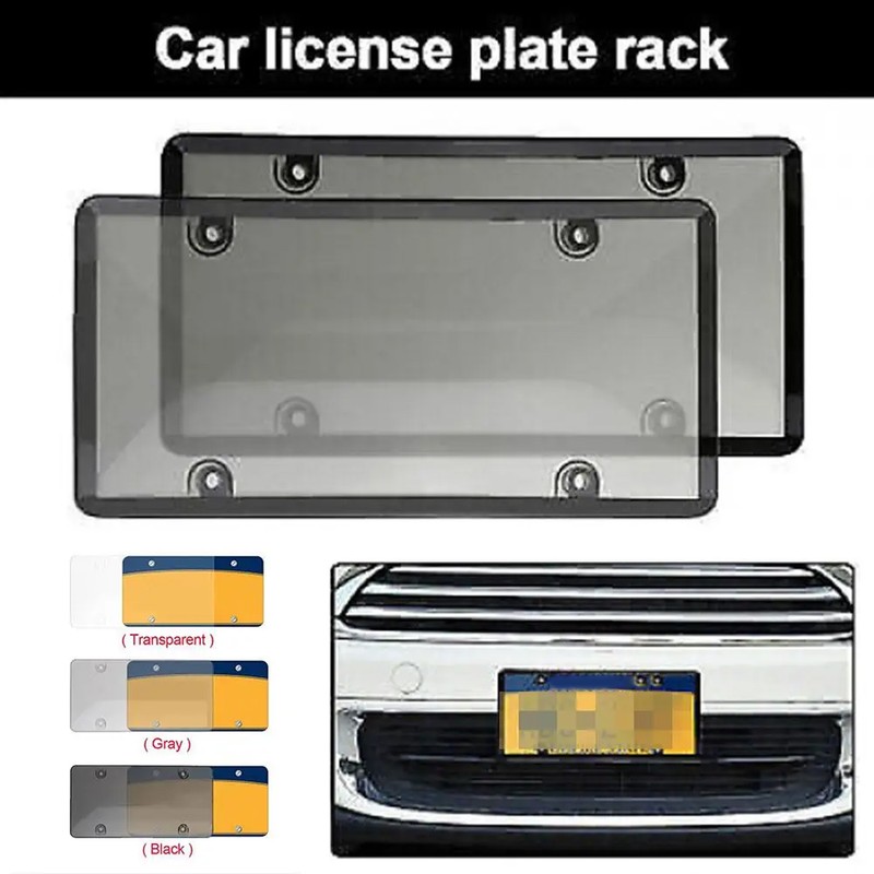 License Plate Covers, 2 PCS Clear License Plate Frames with