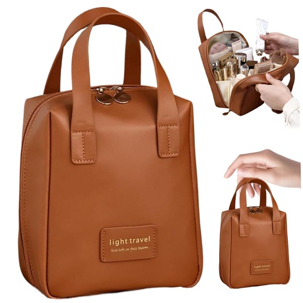 Bolsa de maquillaje con compartimentos Bolsa de cosmticos porttil impermeable