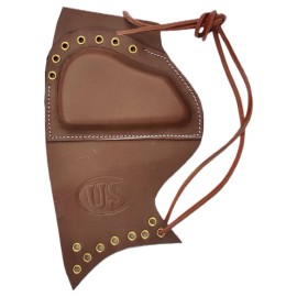 (PACK OF 2)U.S. Garand Leather Sniper Cheek Pad- BROWN