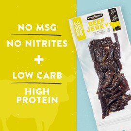 Stripling's Hickory Smoked Beef Jerky - Family Owned Premium Beef Jerky Snack Packs - Tender Carnivore Snacks Made in the USA, Beef Jerky Gifts for Men - High-Protein Snack Ideal for Jerky Lovers (4-Pack)