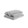 YnM Chunky Cotton Knit Throw Blanket, Medium Weight Cable Knit