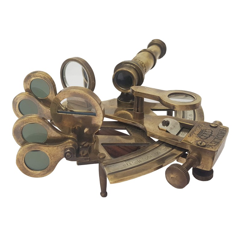 Brass Nautical - Sextant Brass Navigation Instrument Sextante Navegacion Marine