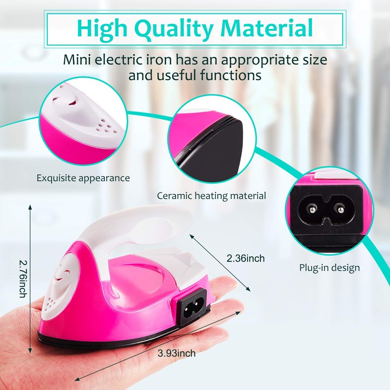 Honoson Mini Craft Iron Mini Heat Press Small Iron 3.93