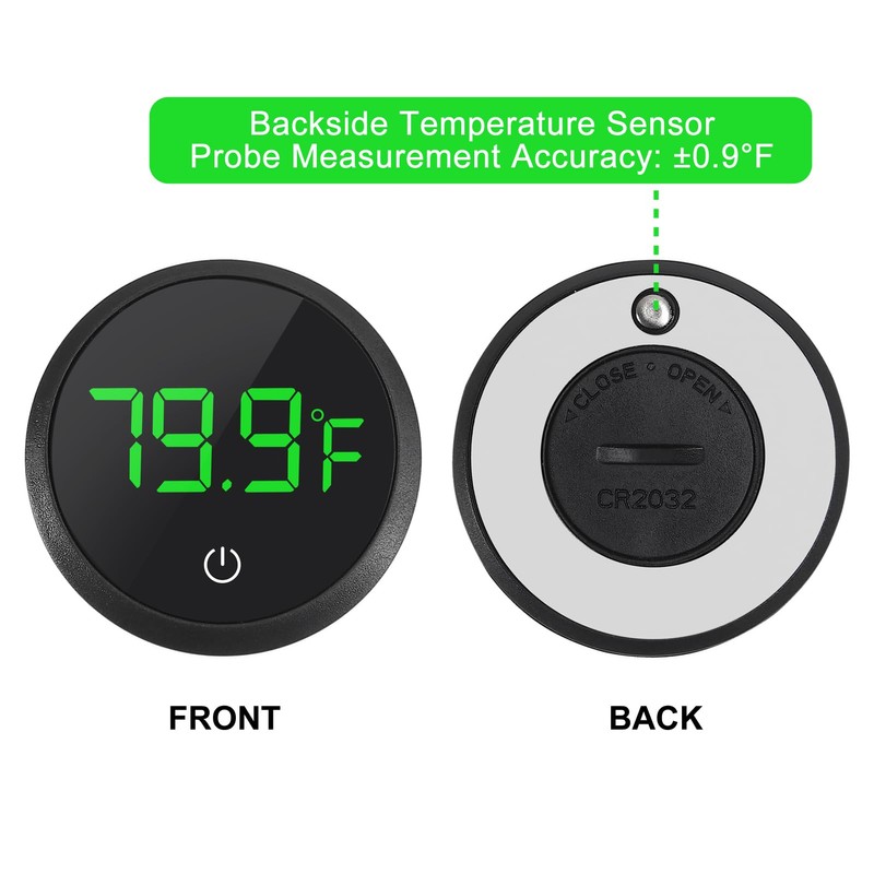 DWEII 2pack LED Digital Aquarium Thermometer, Tank Thermometer Aquarium Temperature