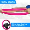 Spurtar Hot Pink Car Steering Wheel Cover Women, Hot Pink