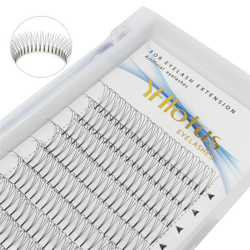 Extensiones de pestaas postizas en abanico, 3D, 4D, 5D, 6D,