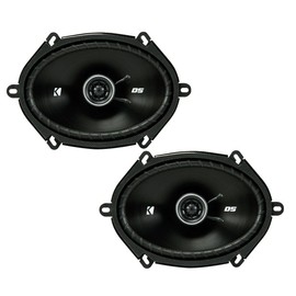 KICKER DSC680 6x8-Inch (160x200mm) Coaxial Speakers, 4-Ohm (Pair)