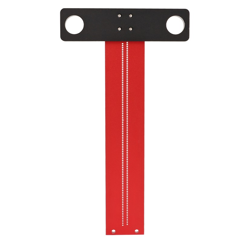 T Square Aluminum Alloy Carpenter Square Ruler Clear Scale Scriber