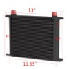 G-PLUS 30 Row 10AN Aluminum Universal Engine Transmission Oil Cooler