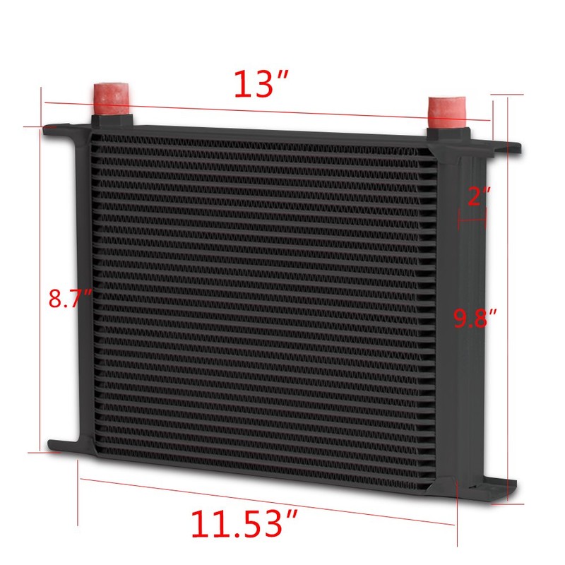 G-PLUS 30 Row 10AN Aluminum Universal Engine Transmission Oil Cooler
