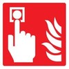 Sign, FIRE Alarm Call Point, RP, Signs Personal Protection, SITE