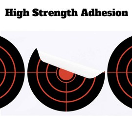 LikeLety 4 Inch 2 Rolls 200-Pack Splatter Targets, Adhesive Shooting Target Stickers for BB Gun, Pellet Gun, Airsoft, Pistol, Rifle Shooting Practice