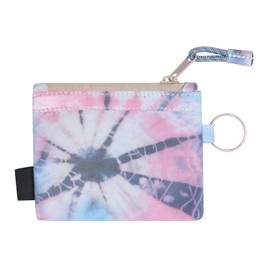 KAVU Stafford Zip Wallet Water Resistant Hiking Pouch - Spiral Tie Dye
