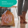 Moonygreen Compostable Trash Bags 13 Gallon, Drawstring Bin Bags, Heavy