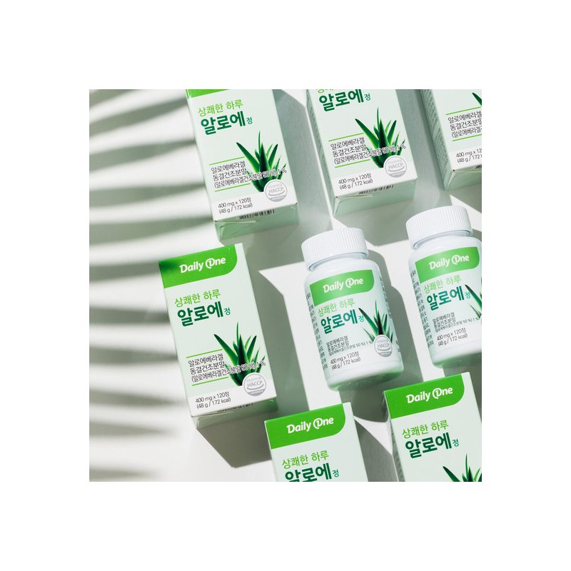 Daily One Refreshing Day Aloe Tablets 600mg x 120 Tablets