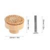 12Pcs Rattan Cabinet Knobs, BetterJonny Boho Drawer Knobs Wooden Knobs