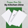 KitchenDine 10 Pack Note Pads 4x6 | 100 Sheets Per