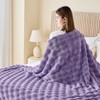 NEWCOSPLAY Throw Blanket for Couch Lavender Super Soft Flannel Fleece