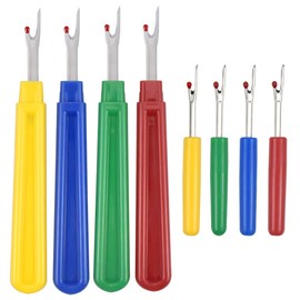 kissral Seam Ripper, 8 Pieces, 2 Sizes, Thread Remover, Professional Thread Scissors, Sewing Tools with Protective Cover for Removing Unwanted Hems and Seams