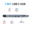 USB C Hub HDMI Adapter for MacBook Pro/Air, 7 in