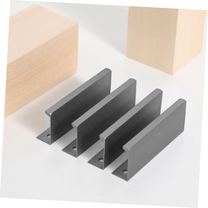SEWACC 10pcs Invisible Handle Furniture Hardware Wardrobe Door Hardware Drawer