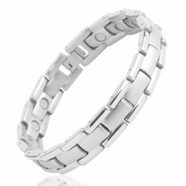 Pulsera magnética de titanio 38 para hombres y mujeres, de moda y peso ligero, se puede llevar y bañar las 24 horas del día, buen regalo