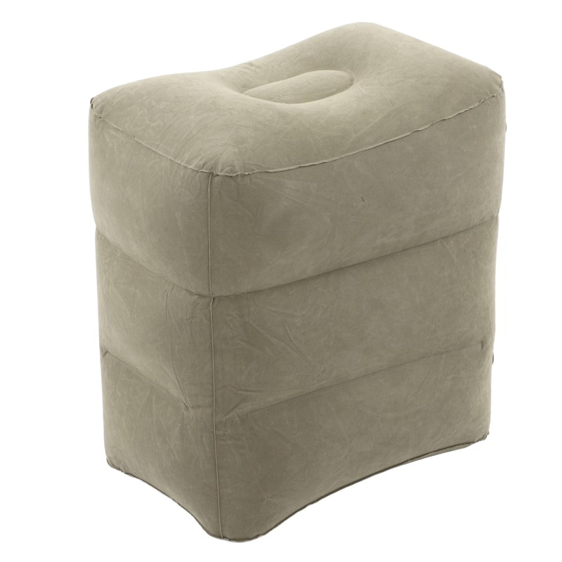 Inflatable Foot Rest Promote Blood Circulation Relieve Fatigue PVC Flocking