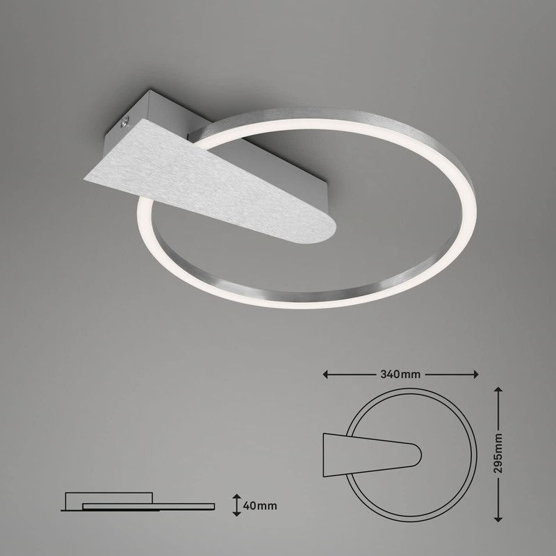 BRILONER Leuchten 3542-018 LED Ceiling Light Dimmable in 3 Levels,