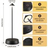 Cordless Table Lamp Rechargeable LED Battery Operated 6000mAh Touch Dimmable
