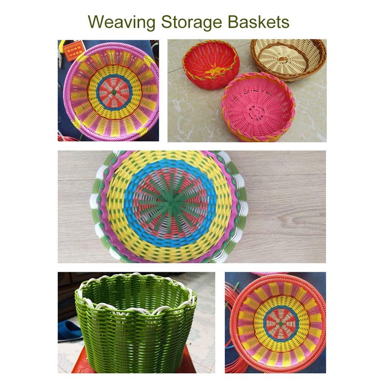 Round Plastic Rattan 2.5mm Plastic Wicker Round Faux Rattan for