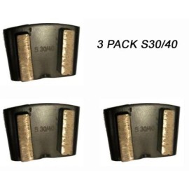 SM DIAMOND TOOLS 3-pack! HTC Compatible Diamond Grinding Disc For Hard Surface, Grit 30/40