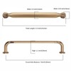 Asidrama 10 Pack 5 Inch(128mm) Champagne Bronze Kitchen Cabinet Handles,