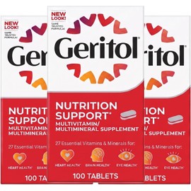 Geritol Complete Tablets, 100 Count (Pack of 3)