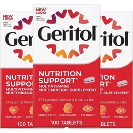 Geritol Complete Tablets, 100 Count (Pack of 3)